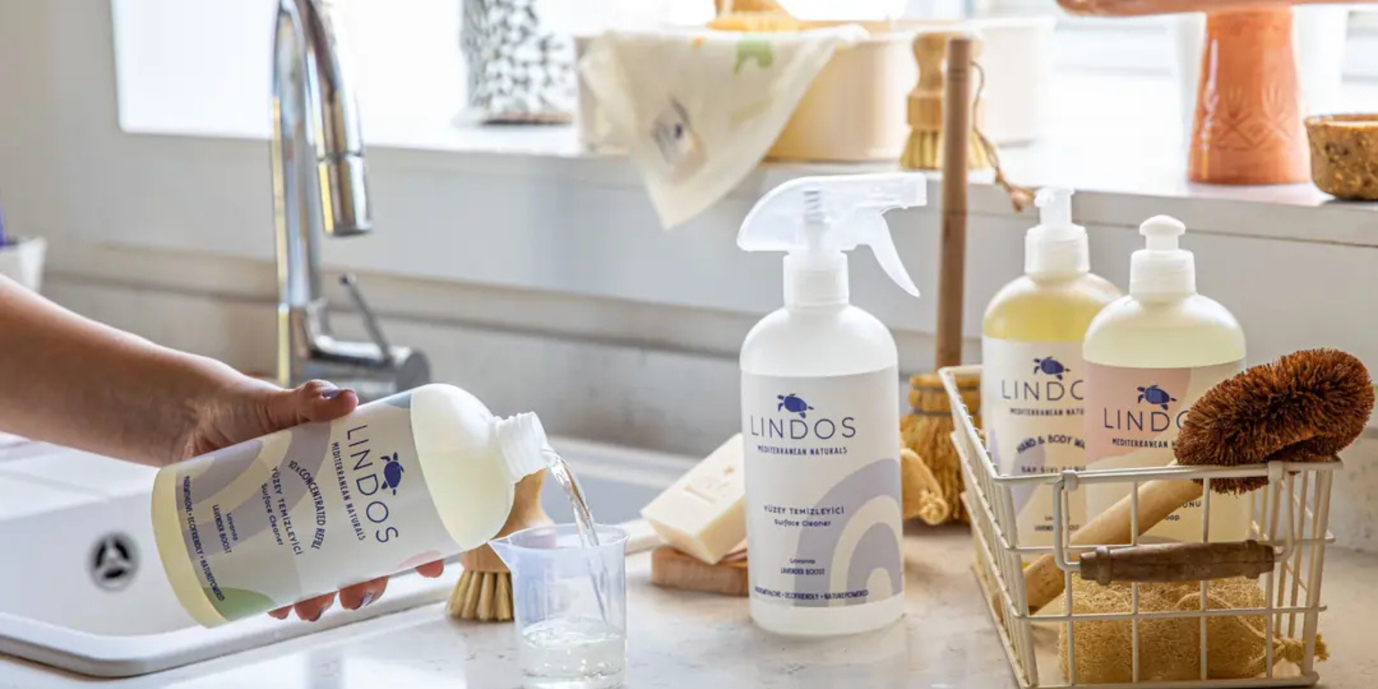 Doğal yüzey temizleyici ile mutfak tezgahı ve ocak temizliği yapmak