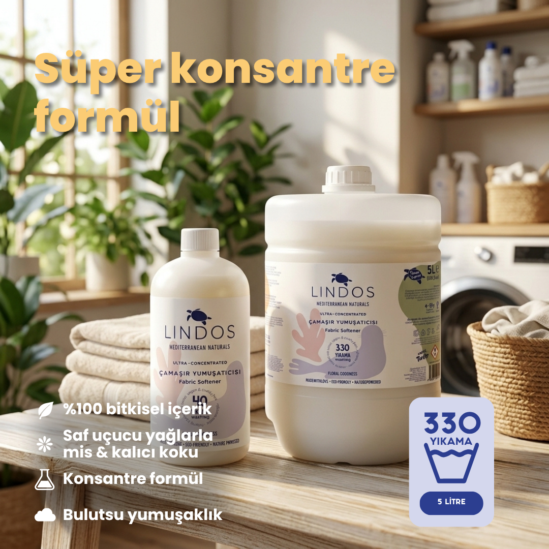 Doğal Konsantre Çamaşır Yumuşatıcısı - Itır & Lavanta 5 lt