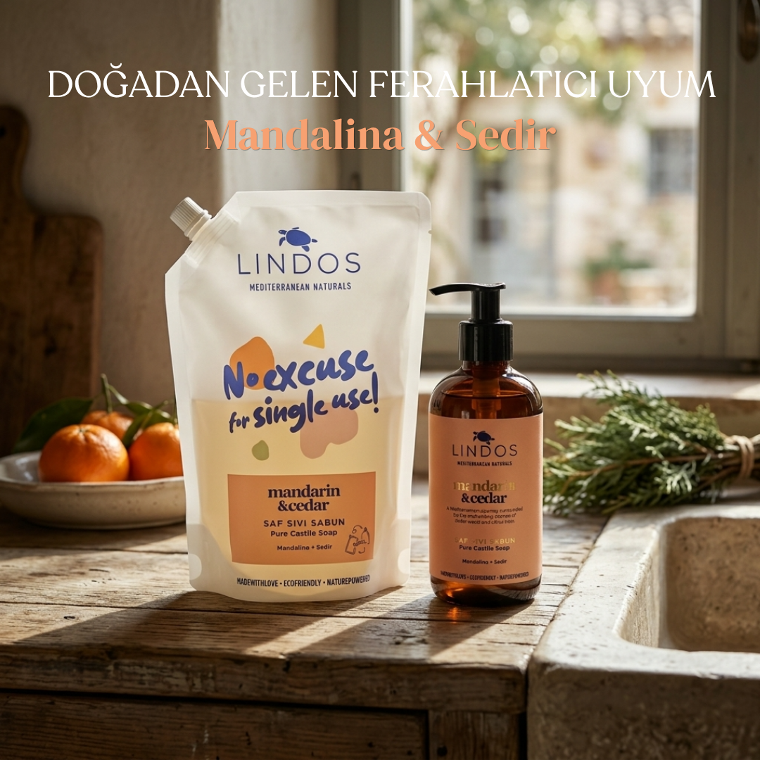 Saf Sıvı Kastil Sabunu - Mandarin & Cedar 1200 ml