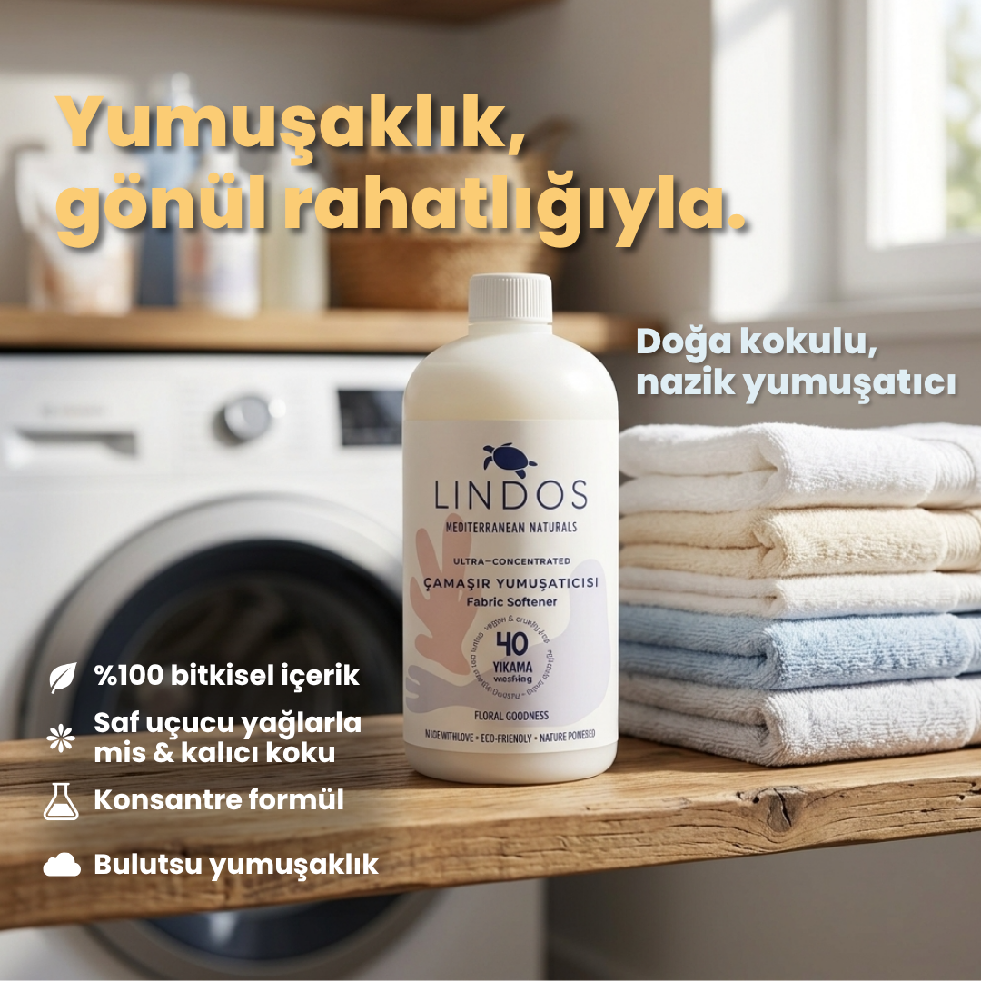 Doğal Konsantre Çamaşır Yumuşatıcısı - Itır & Lavanta 600 ml