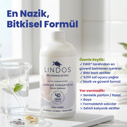 Doğal Konsantre Çamaşır Yumuşatıcısı - Itır & Lavanta 600 ml
