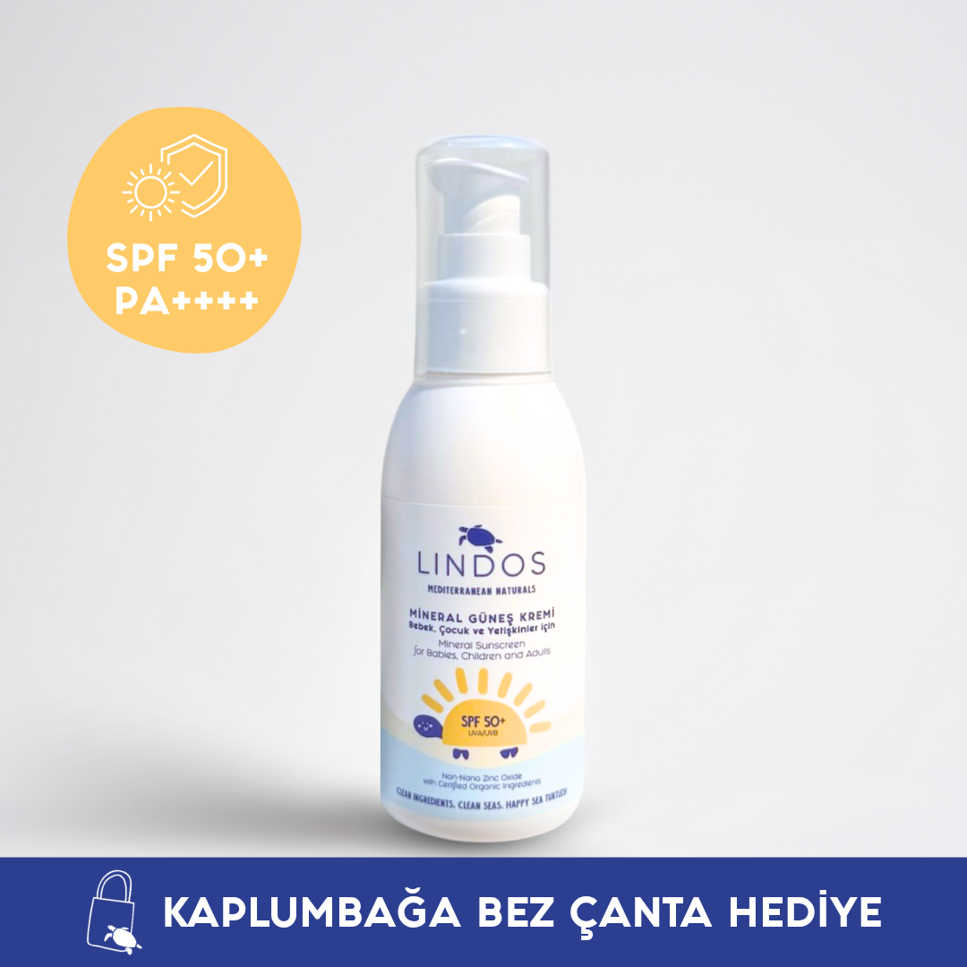 Organik Mineral Güneş Kremi Non Nano Çinko Oksit SPF50+ 100 ml (Bebek & Yetişkin)