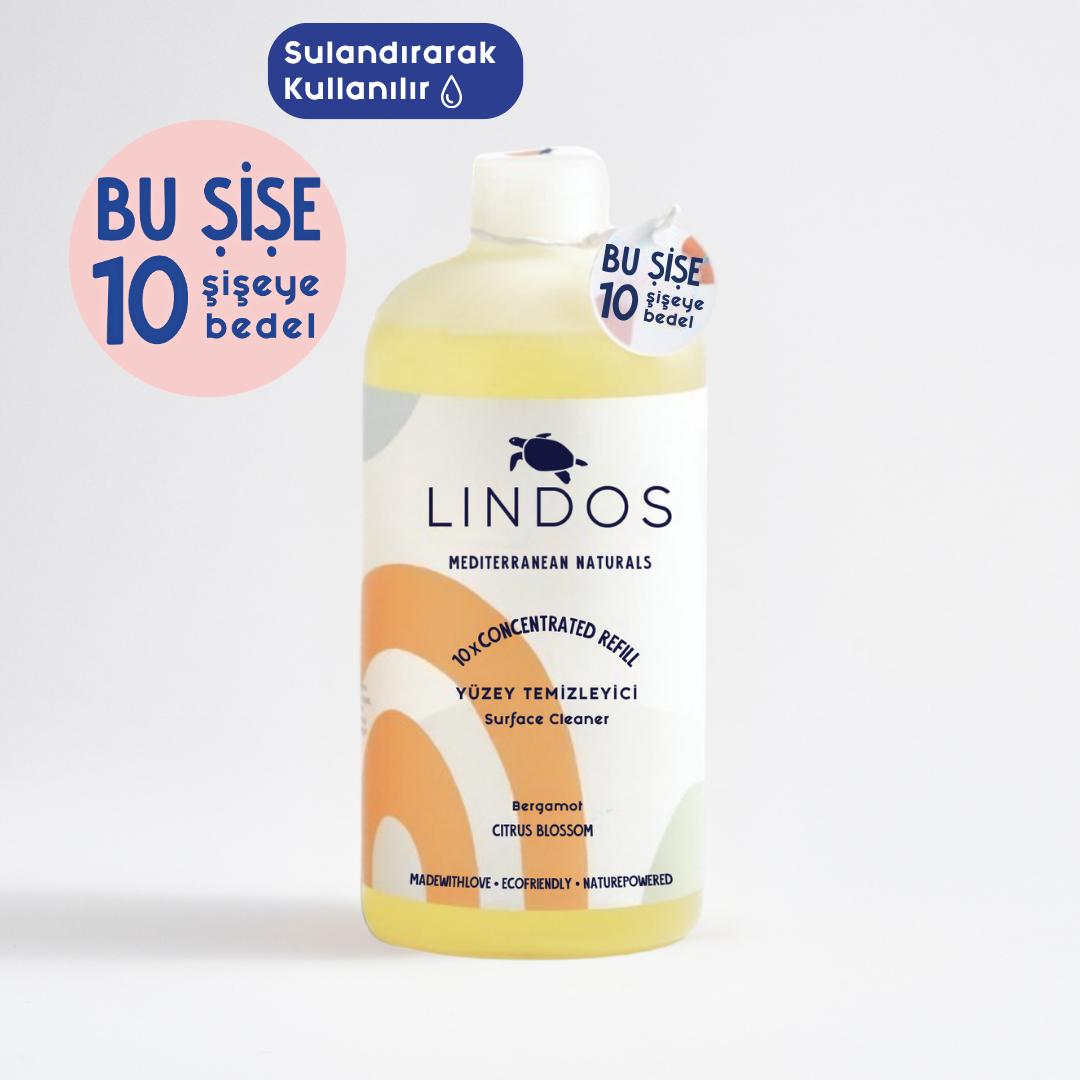 Doğal Süper Konsantre Yüzey Temizleyici - Bergamot 600 ml