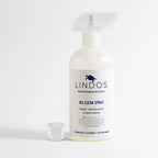 Lindos Naturals Boş Sprey Şişe & Ölçü Kapağı Seti 600ml – Refill konsantre temizleyici ile yeniden kullanım için cam sprey şişe ve dozaj aksesuarı