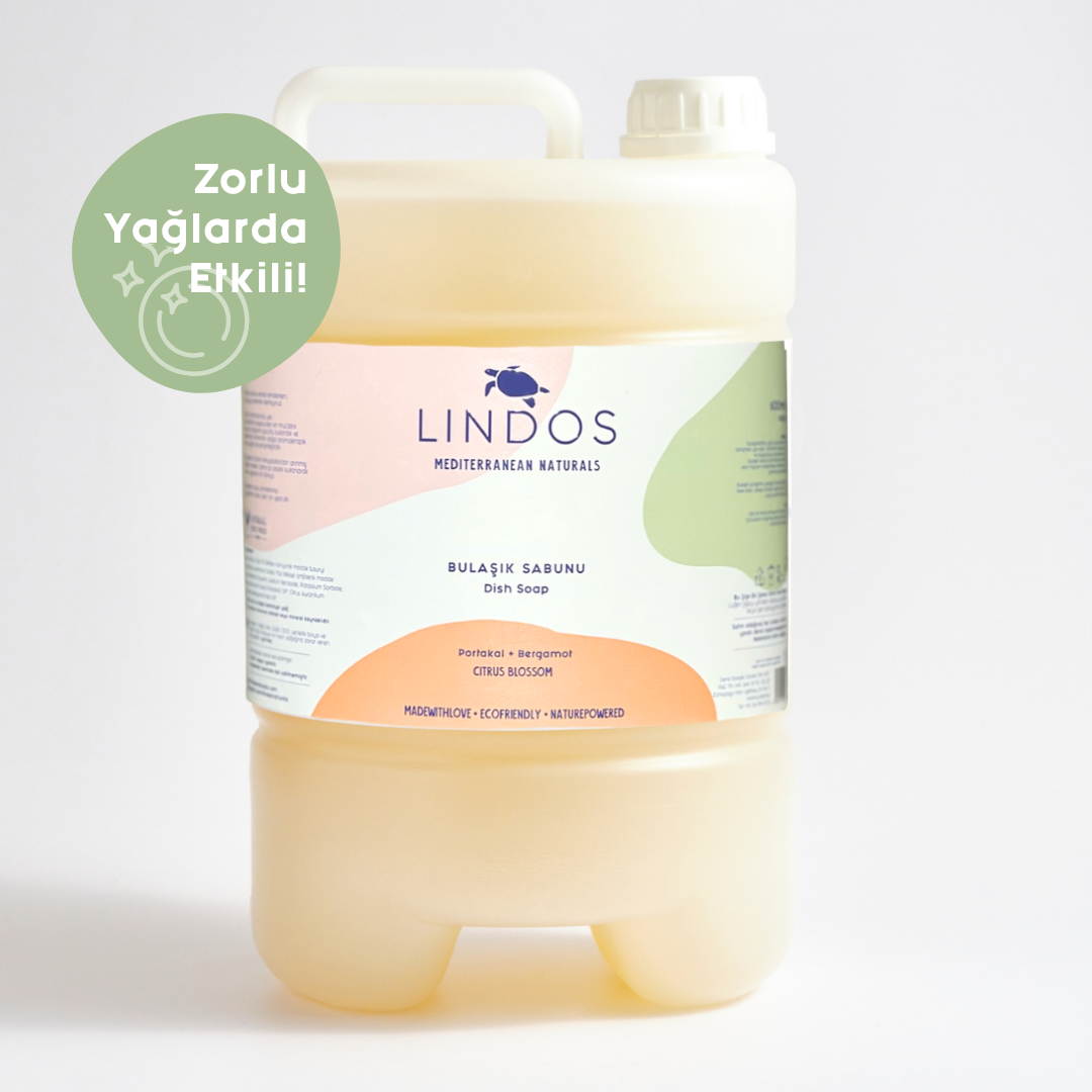 Doğal Elde Bulaşık Deterjanı Bitkisel Sabun - 600 ml - Portakal & Bergamot