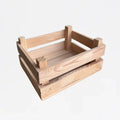 Lindos Naturals Büyük Boy Ahşap Sandık 22x30x9,5 cm – Doğal temizlik ürünleri için dayanıklı ahşap hediye ve saklama kutusu