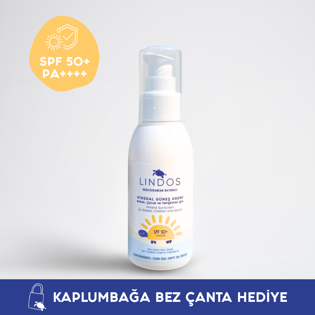 Organik Mineral Güneş Kremi Non Nano Çinko Oksit SPF50+ 100 ml (Bebek & Yetişkin)