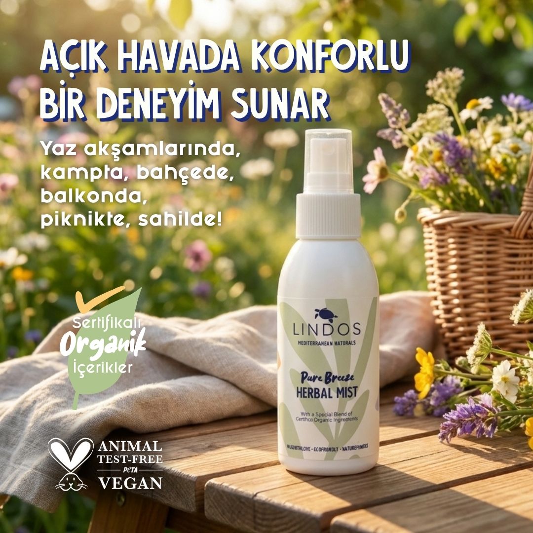 Doğal Sitronella ve Limon Otu Etkili Herbal Mist Vücut Spreyi