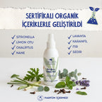 Doğal Sitronella ve Limon Otu Etkili Herbal Mist Vücut Spreyi
