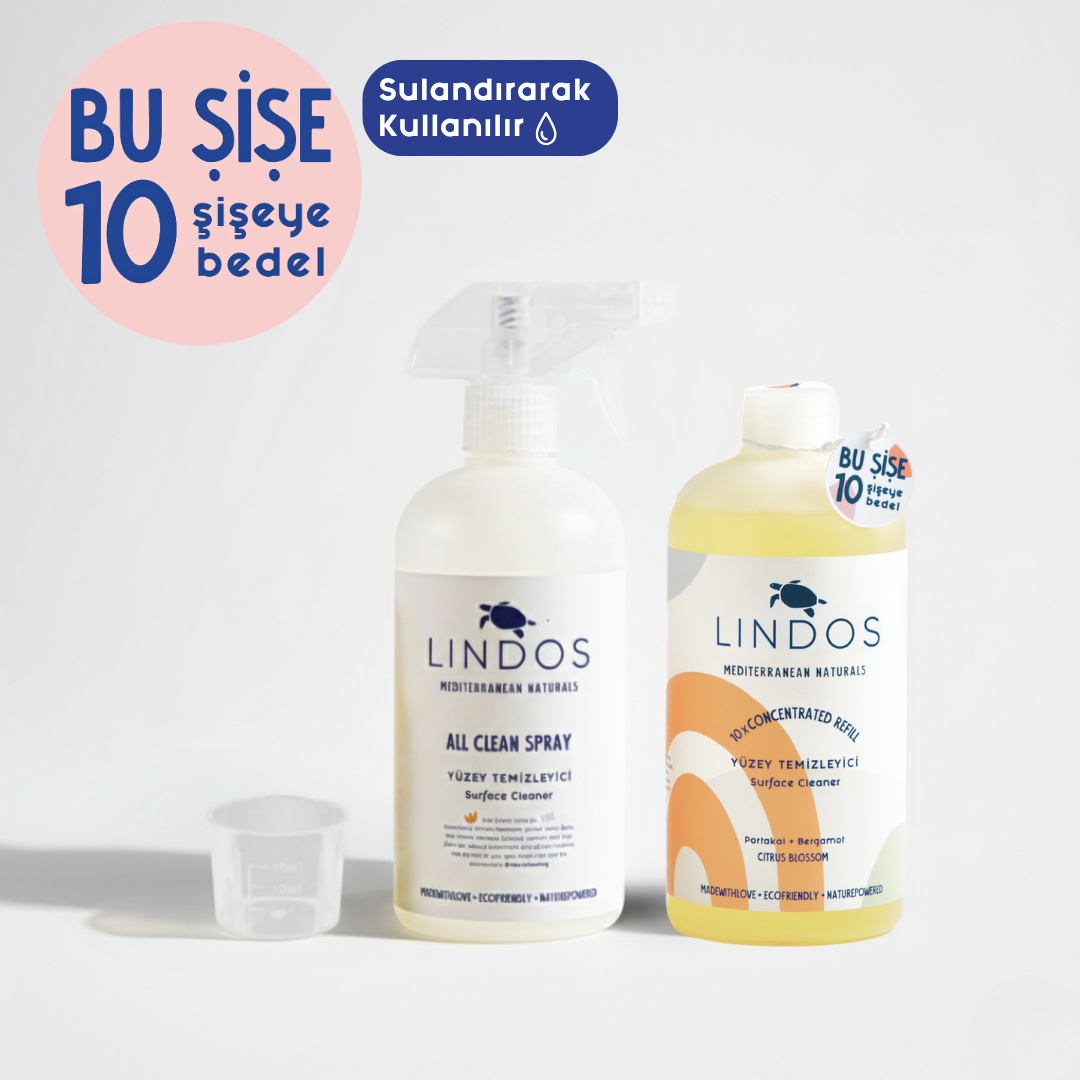 Doğal Süper Konsantre Yüzey Temizleyici - 600 ml - Lavanta