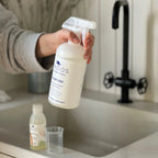 Lindos refill sprey şişe ile doğal yüzey temizleyici kullanımı
