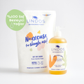 Lindos Naturals Saf Sıvı Kastil Sabunu - Portakal & Bergamot REFILL Set – Zeytinyağı ve hindistan cevizi yağı bazlı, uçucu yağlarla zenginleştirilmiş çok amaçlı doğal sabun REFILL seti